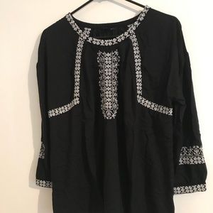 Lucky Brand Embroidered Top